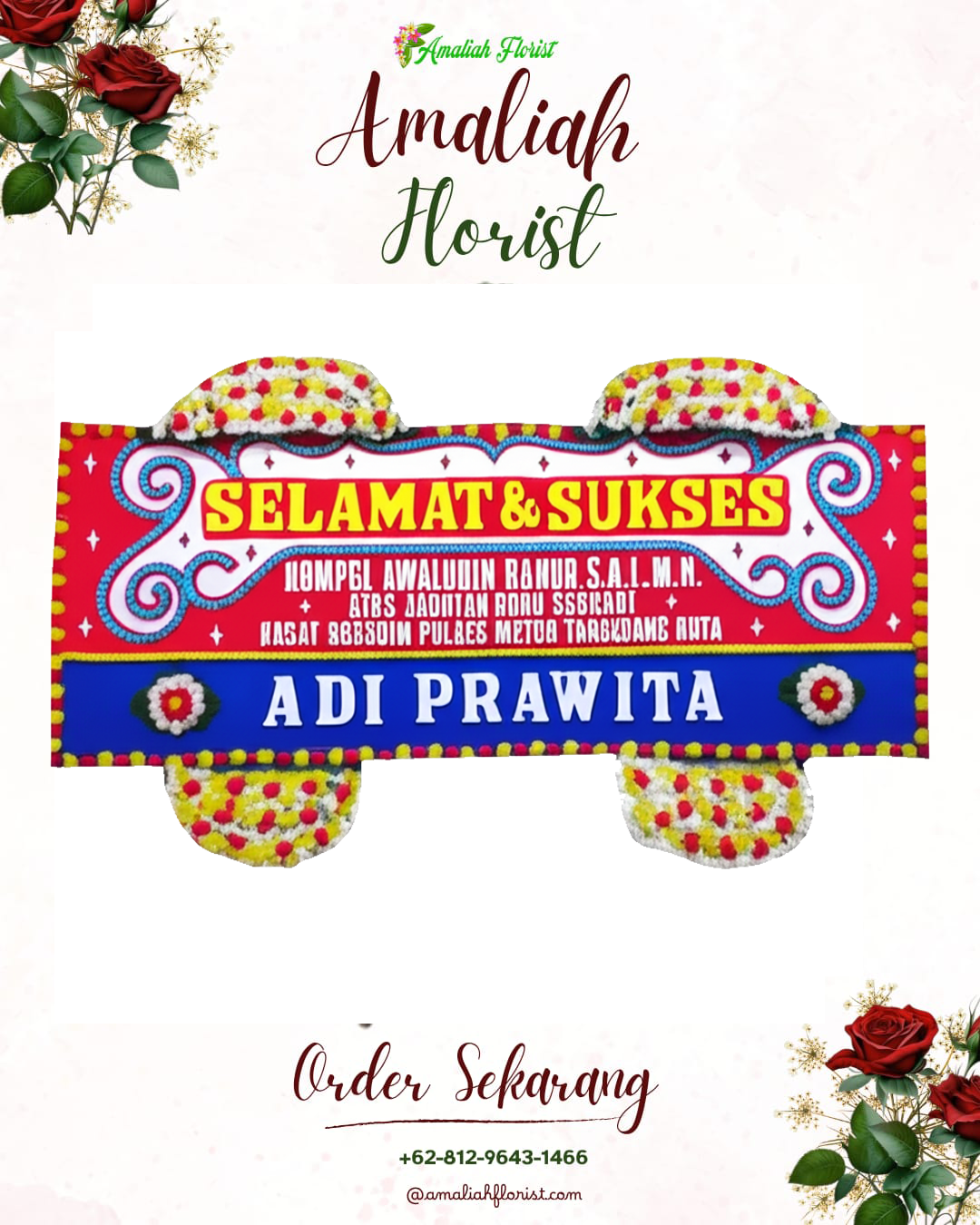 Papan Bunga Ucapan Selamat Pondok Aren